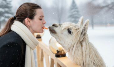 «Альпака Парк» в Сокольниках подготовил новогодние подарки для детей