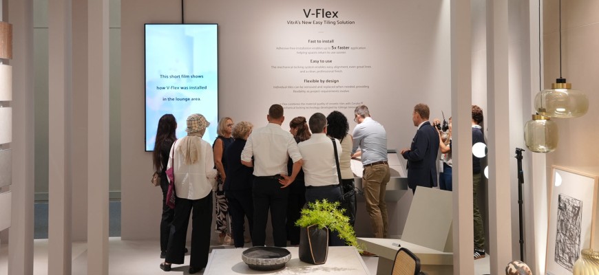 VitrA Tiles представляет концепцию «The Code» и новые коды дизайна на выставке Cersaie