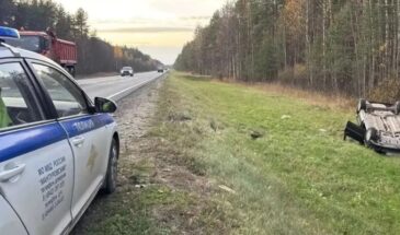 В Костромской области перевернулся легковой автомобиль, пострадал 12-летний мальчик